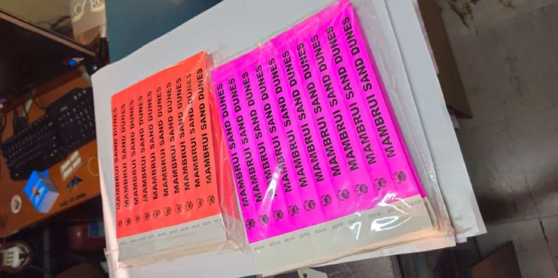 Synthetic Tyvek wristbands