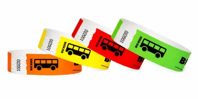 Synthetic Tyvek wristbands
