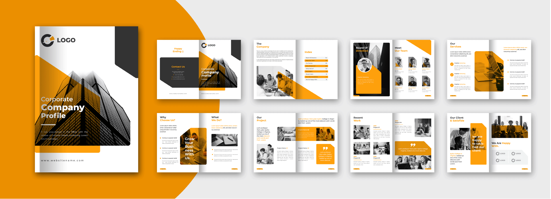 Company profile design