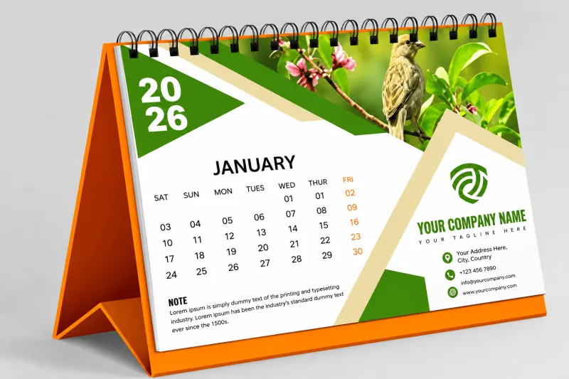 Desk calendar