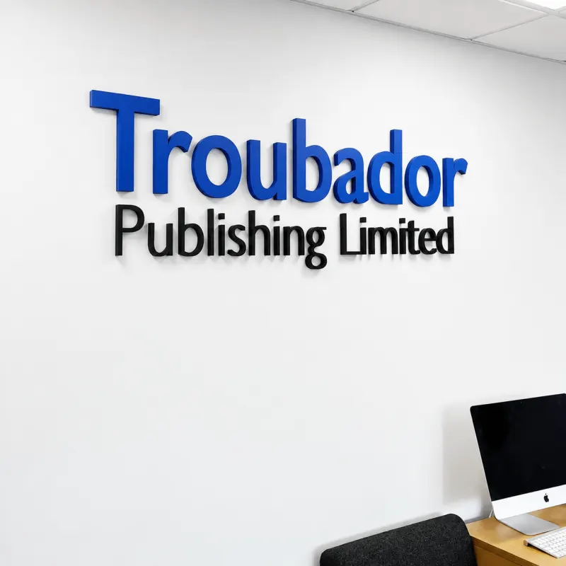 3D indoor wall letters